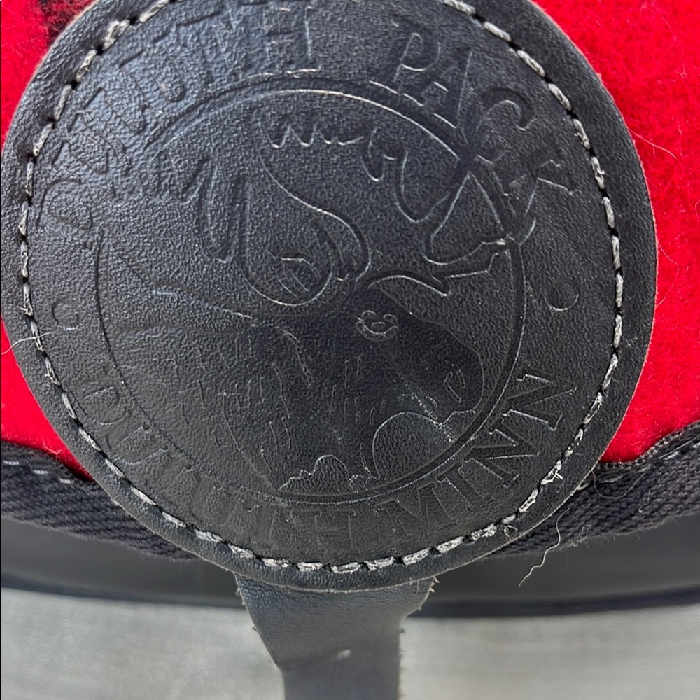 Red and Black Hat
